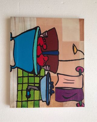 Cuadro decoracion baño