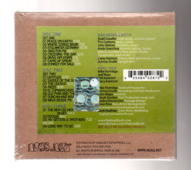 Railroad Heart The Fillmore @ TLA, Filadelfia CD