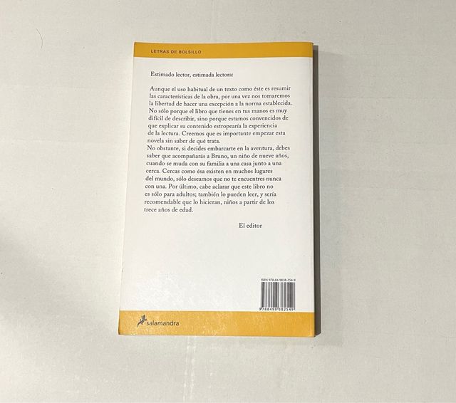 Libro El Niño con el Pijama de Rayas, John Boyne