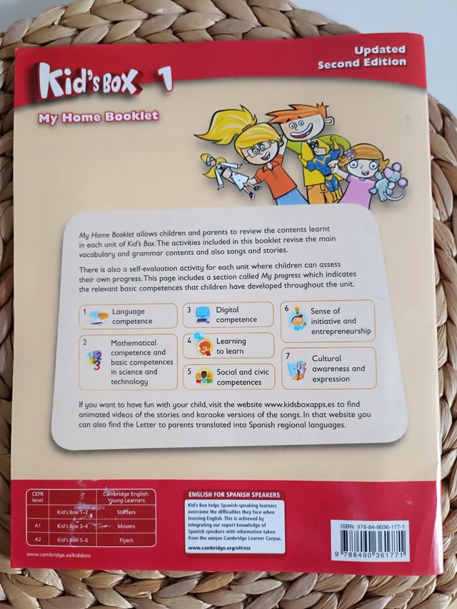 Libro ingles kids box 1