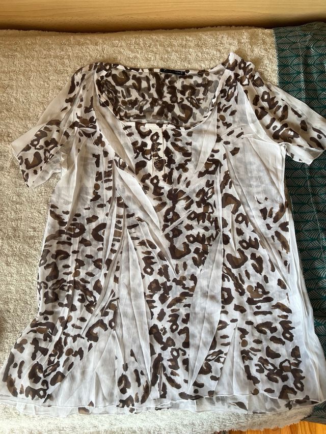 T-shirt leopardata vintage