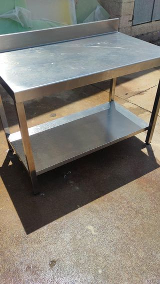 mesa auxiliar inoxidable