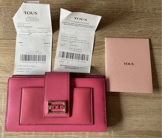 Billetera pocket grande rosa TOUS FUNNY