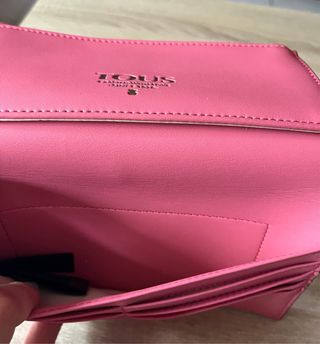 Billetera pocket grande rosa TOUS FUNNY