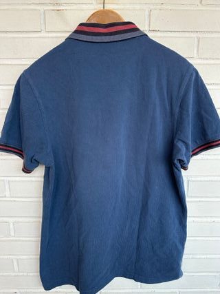 FRED PERRY polo azul manga corta talla S