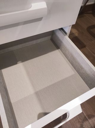 Mesa Escritorio de Madera Blanca