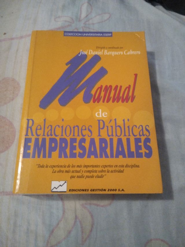 Libro Manual de Relaciones Públicas Empresariales