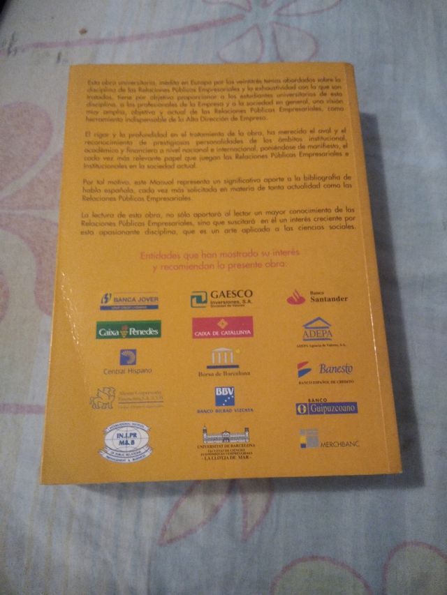 Libro Manual de Relaciones Públicas Empresariales