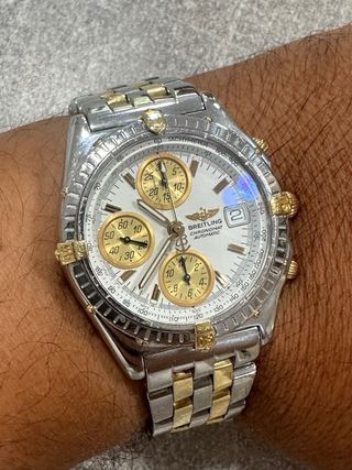 Breitling Chronomat Acero y Oro 18 k amarillo