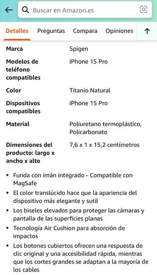 Funda iPhone 15 Pro MagSafe, Ultra Hybrid MagFit