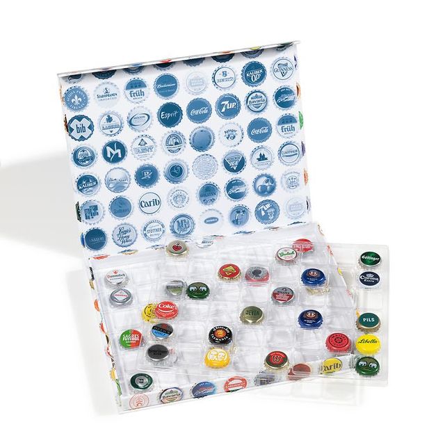 Estuche para 96 ​​chapas de botellas