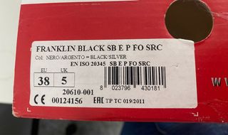 Zapato de seguridad COFRA T-38 nuevo