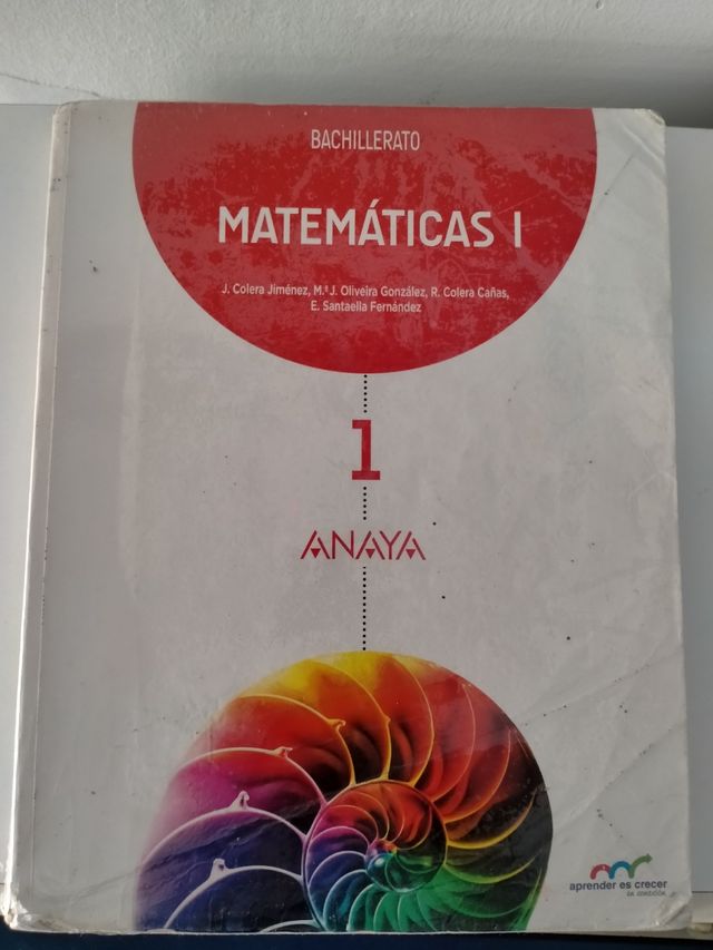 Matemáticas I bachillerato
