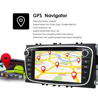 🔴 Radio Pantalla GPS para For C Max,S Max,Mondeo
