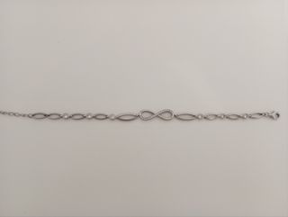 Pulsera Lotus plata infinito