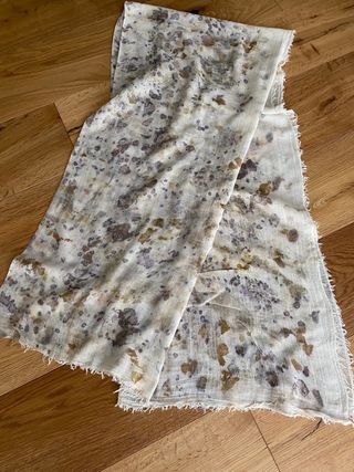 Foulard ecoprint 