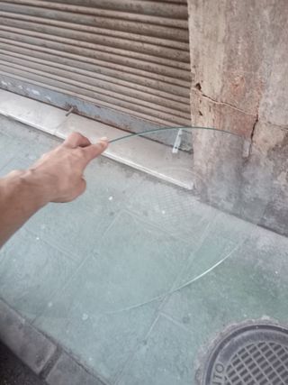 Cristales vidrios redondos para mesa circular