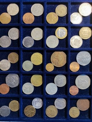 Monedas 1 kilo kg todas km diferentes mundiales