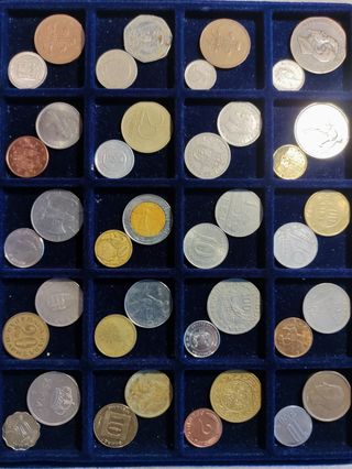 Monedas 1 kilo kg todas km diferentes mundiales