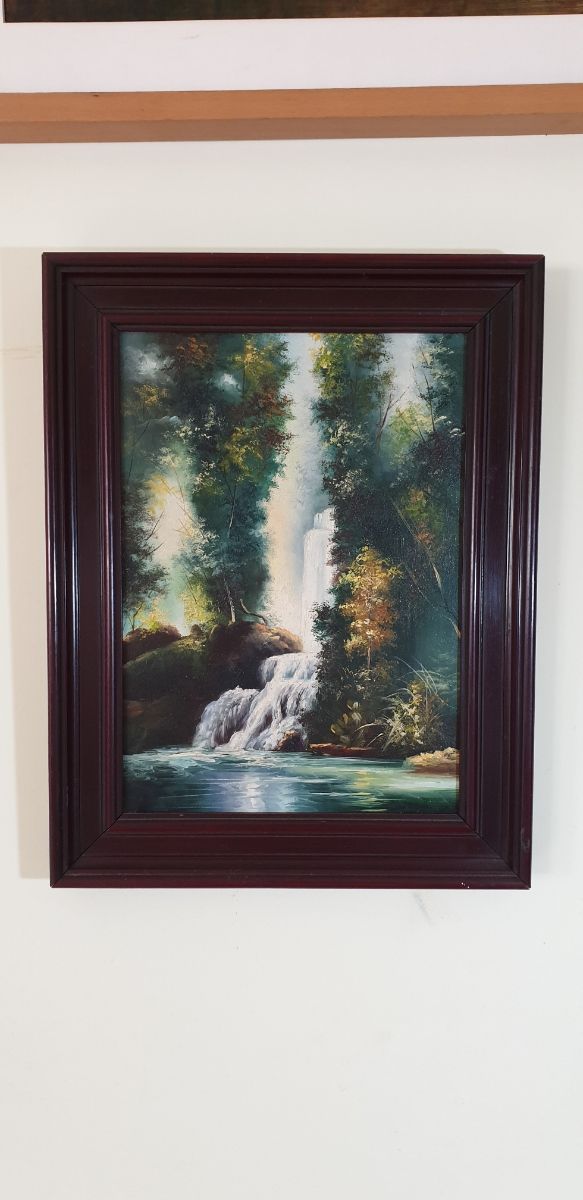CUADRO ÓLEO CASCADA