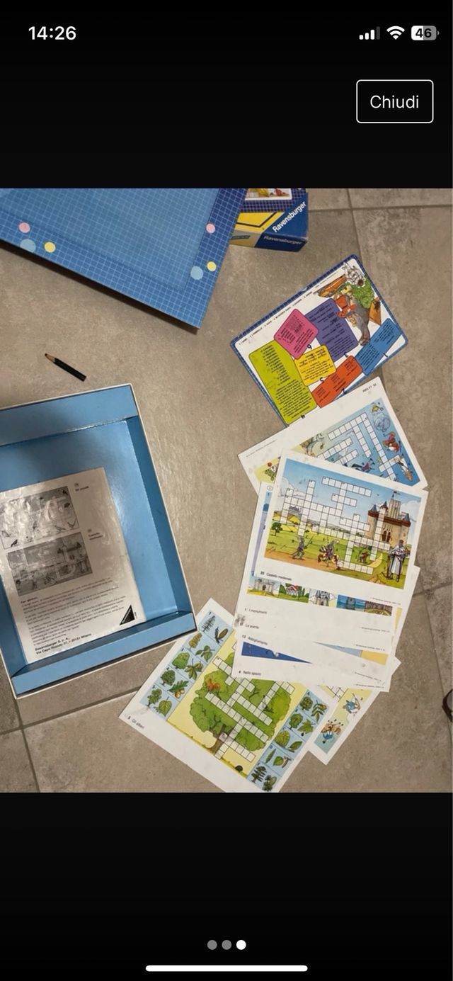 Cruciverba con lavagnetta