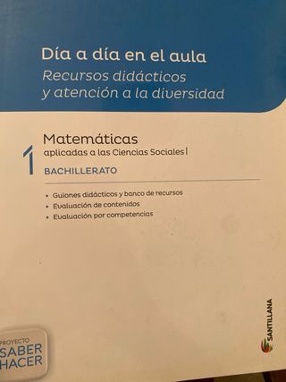 Solucionario Matematicas 1 Bachillerato