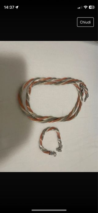 Set bracciale e collana NUOVI