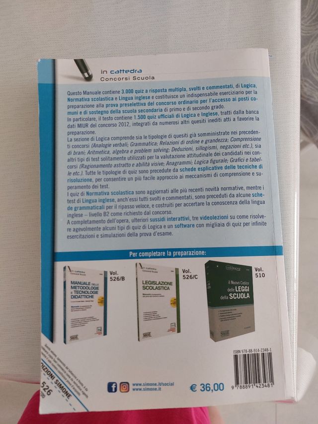 Libro preparszione concordo scuola