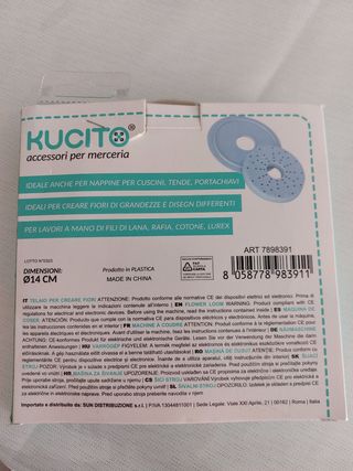 Telaio fiori lana o cotone uncinetto con aghi