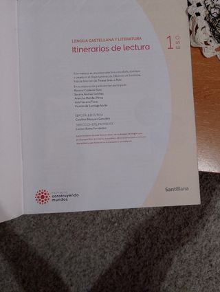 Libro de literatura