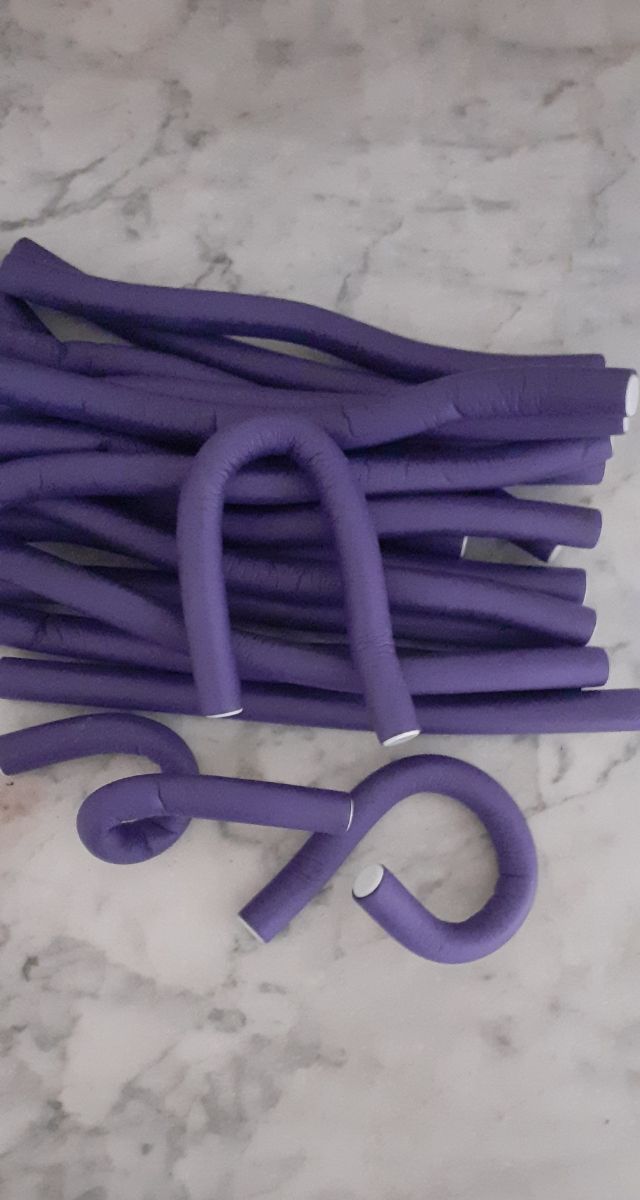 Bigodini elastici per capelli ricci 18 p