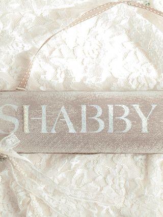 Targa in legno Shabby