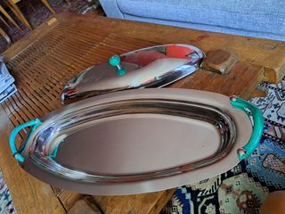 Vassoio per pesce vintage anni 80