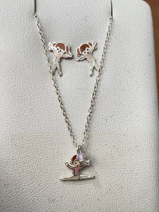 Collana e orecchini ballerina