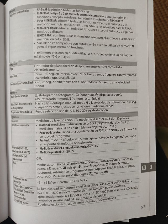 Cámara de fotos nueva, Nikon D3000, digital