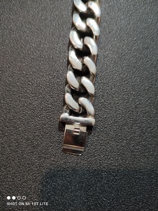 Pulsera eslabones acero 