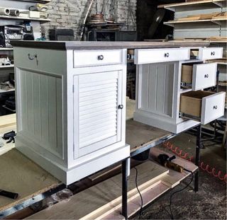 Muebles escritorio de madera a medida