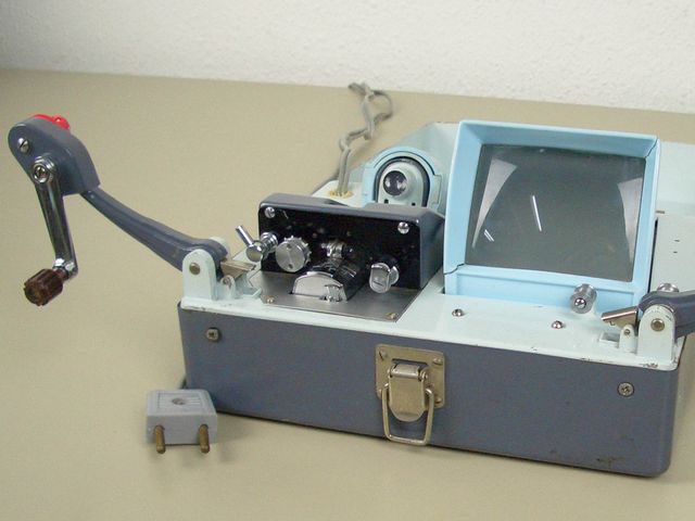 Rokuwa Editor G 8mm. Moviola de cine vintage