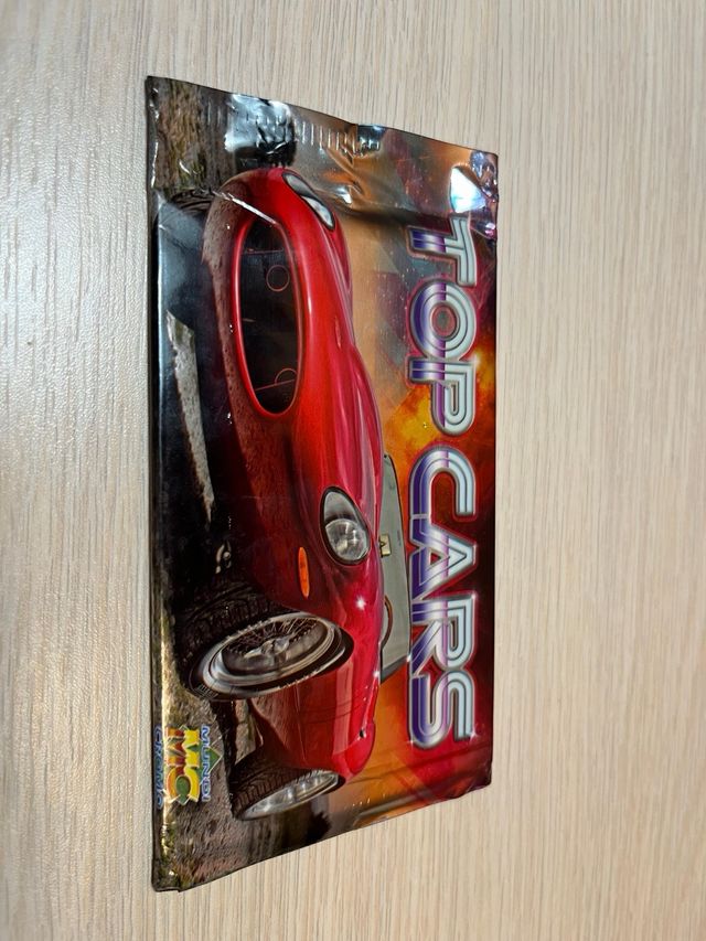 Cromos Top Cars y sobre sin abrir