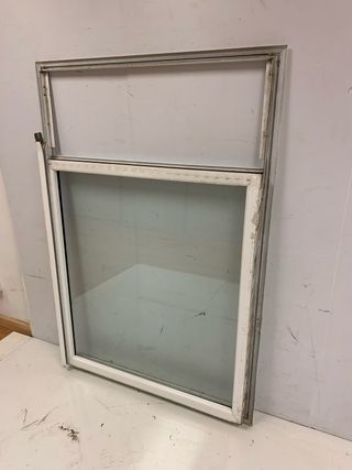 VENTANA ALUMINIO FIJA. VIDRIO REFORZADO