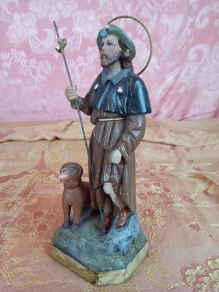 Antigua imagen San Roque Olot, 22 CMS 