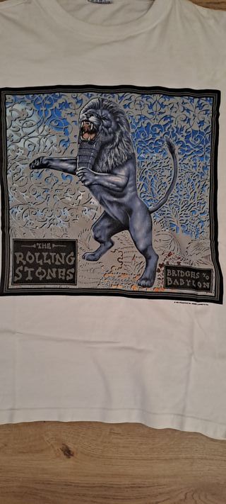 CAMISETA ORIGINAL GIRA EUROPEA ROLLING STONES 1998