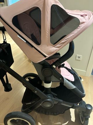 Carrito bugaboo buffalo completo en gris melange