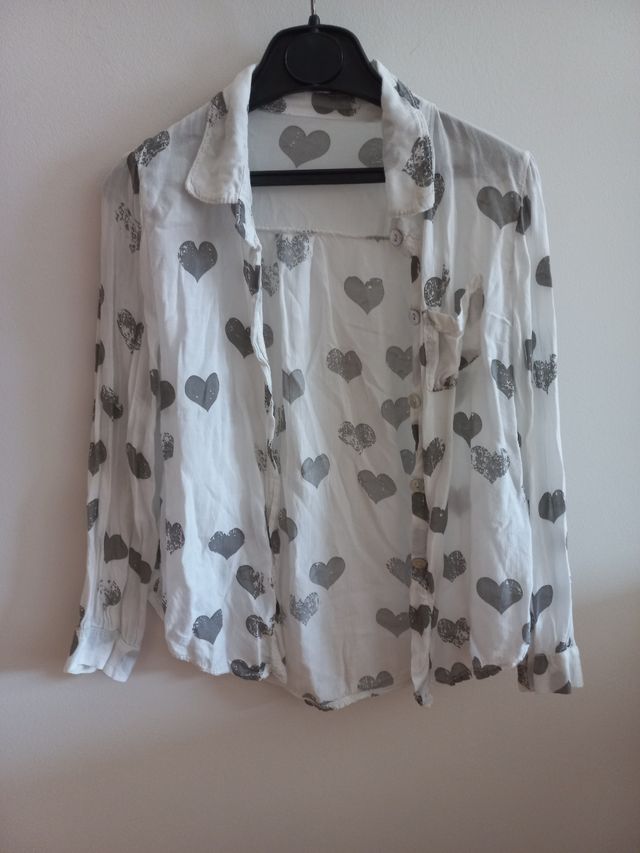 Camisa corazones 6 años