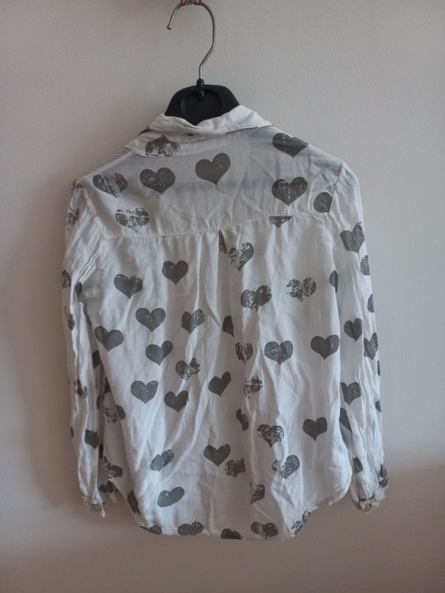 Camisa corazones 6 años