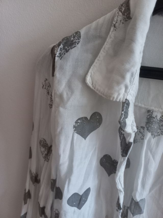 Camisa corazones 6 años