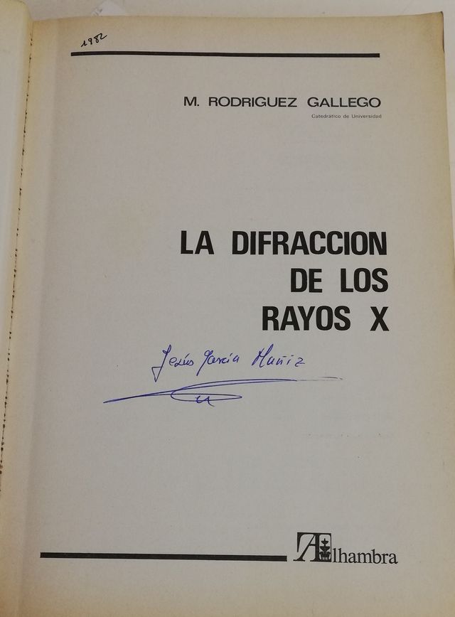 La Difraccion de los Rayos X (Libro)