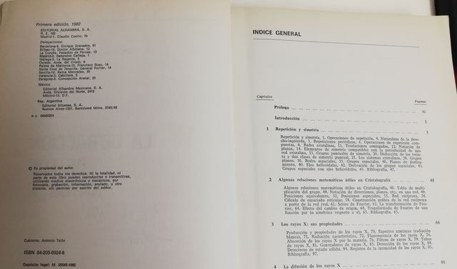 La Difraccion de los Rayos X (Libro)