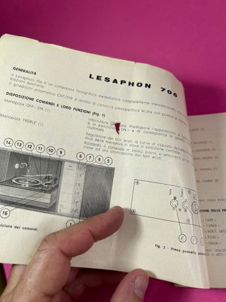 INSTRUCCIONES DE LESAPHON FONOGRAGO TOCADISCOS