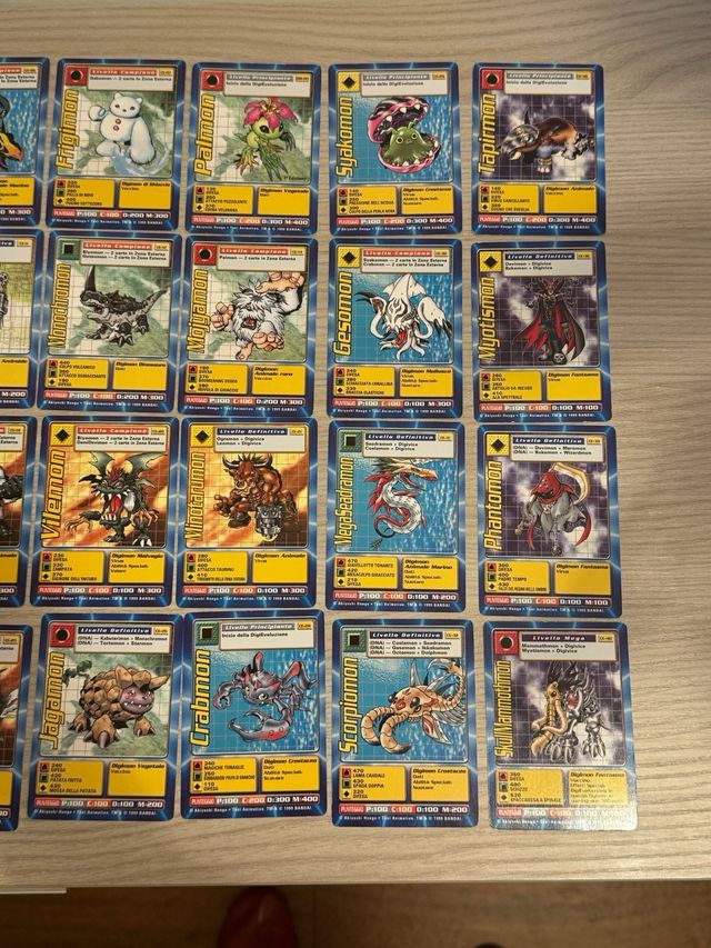 Carte Digimon Bandai 1999